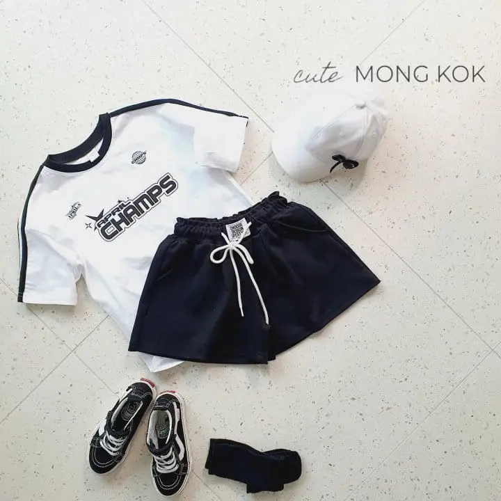 Mong Kok - Korean Children Fashion - #magicofchildhood - Wappen Wrinkle Shorts - 10