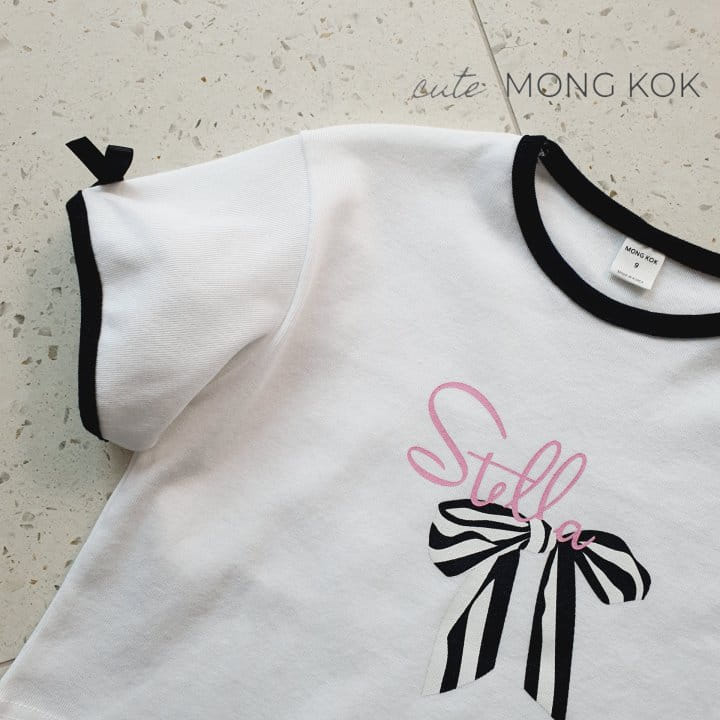 Mong Kok - Korean Children Fashion - #minifashionista - Sleeve Ribbon Tee - 5