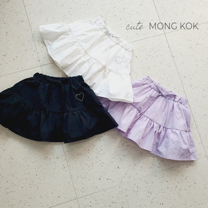 Mong Kok - Korean Children Fashion - #minifashionista - Heart Kan Kan Skirt Leggings