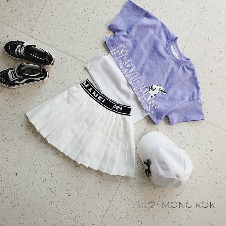 Mong Kok - Korean Children Fashion - #minifashionista - Sha Band Skirt Leggings - 6