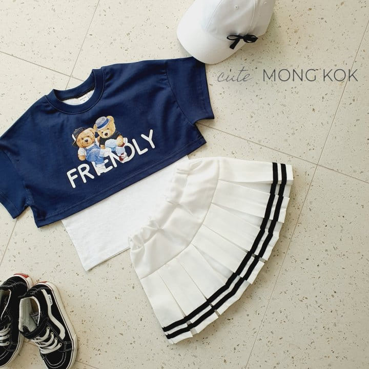 Mong Kok - Korean Children Fashion - #prettylittlegirls - Two Line Skirt Leggings - 8