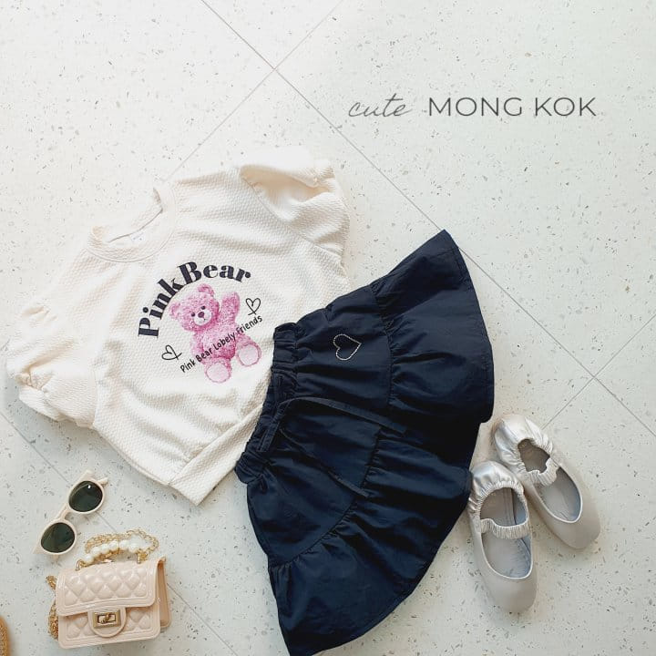 Mong Kok - Korean Children Fashion - #todddlerfashion - Pink Bear Tee - 10