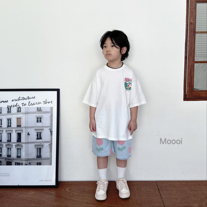 Mooi Store - Korean Children Fashion - #childofig - Fleur Denim Shorts - 10