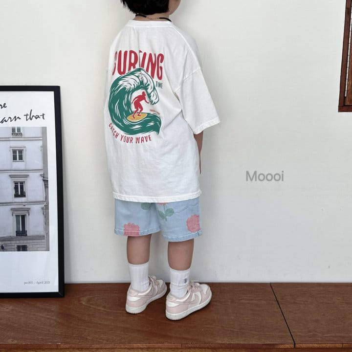 Mooi Store - Korean Children Fashion - #childofig - Fleur Denim Shorts - 9