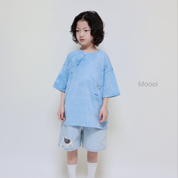 Mooi Store - Korean Children Fashion - #prettylittlegirls - Slit Denim Ice Shorts - 4