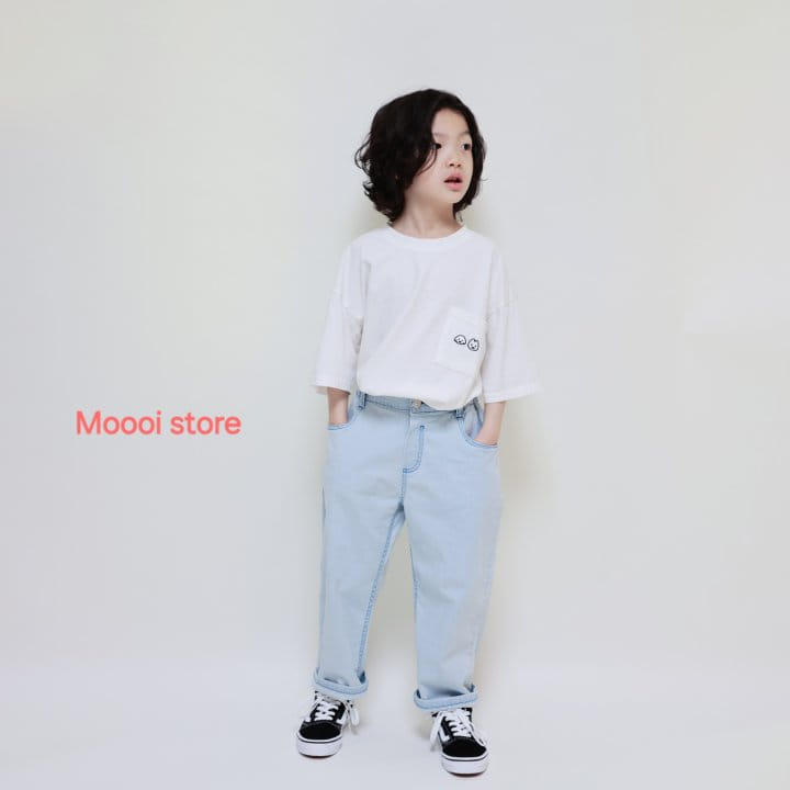 Mooi Store - Korean Children Fashion - #childofig - Ice Span Denim Pants - 3