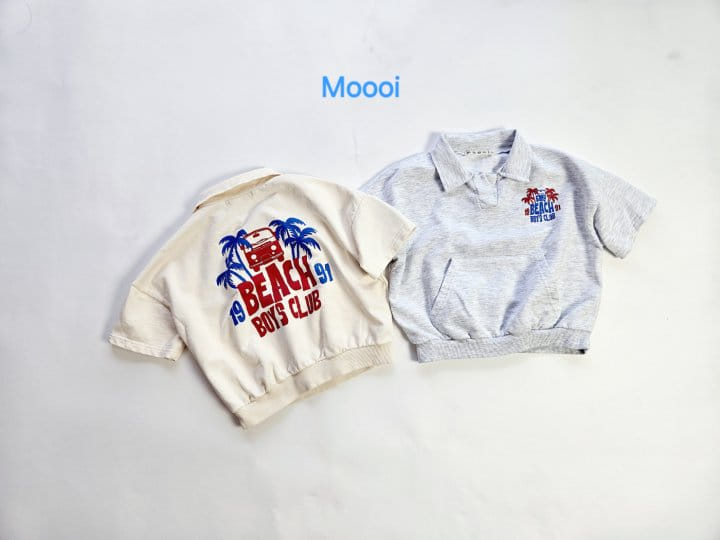 Mooi Store - Korean Children Fashion - #childofig - Beach Boy Collar Tee