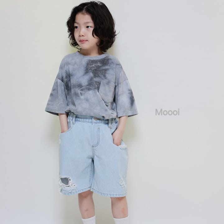 Mooi Store - Korean Children Fashion - #childofig - Water Paint Pocket Embroidery Tee - 10