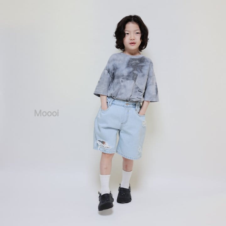 Mooi Store - Korean Children Fashion - #childrensboutique - Slit Denim Ice Shorts - 6