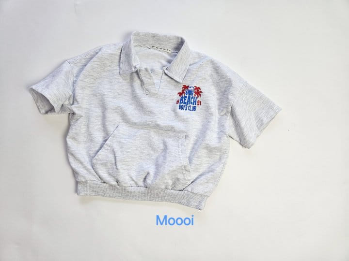 Mooi Store - Korean Children Fashion - #kidsstore - Beach Boy Collar Tee - 7