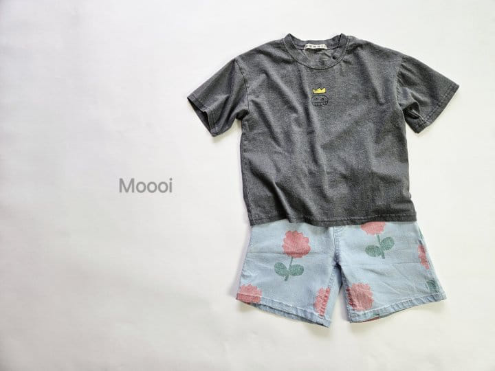 Mooi Store - Korean Children Fashion - #kidzfashiontrend - Fleur Denim Shorts - 3