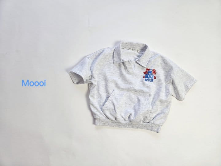 Mooi Store - Korean Children Fashion - #kidzfashiontrend - Beach Boy Collar Tee - 8