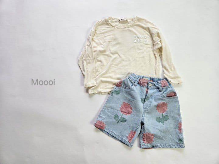 Mooi Store - Korean Children Fashion - #littlefashionista - Fleur Denim Shorts - 5