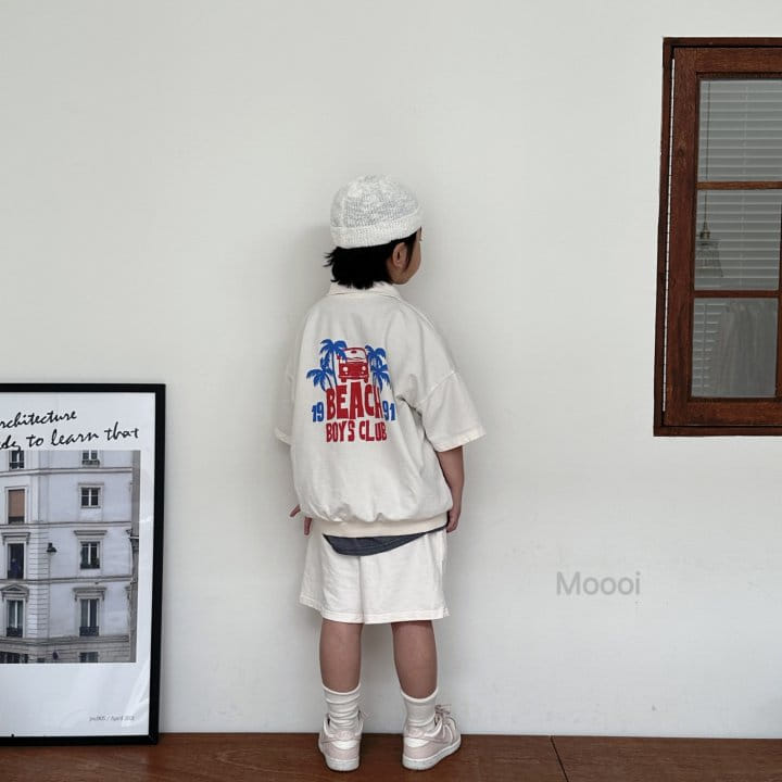 Mooi Store - Korean Children Fashion - #littlefashionista - Beach Boy Collar Tee - 10