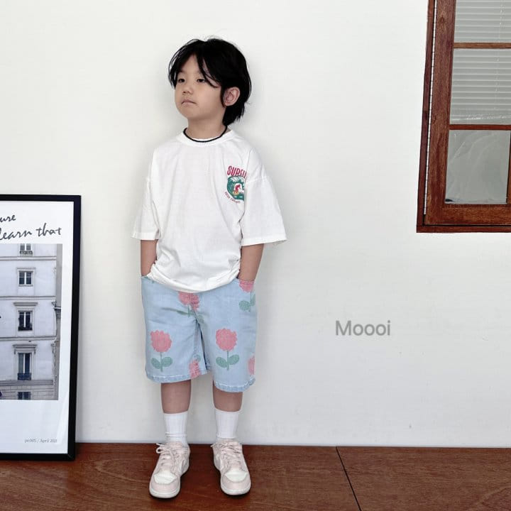 Mooi Store - Korean Children Fashion - #magicofchildhood - Fleur Denim Shorts - 6