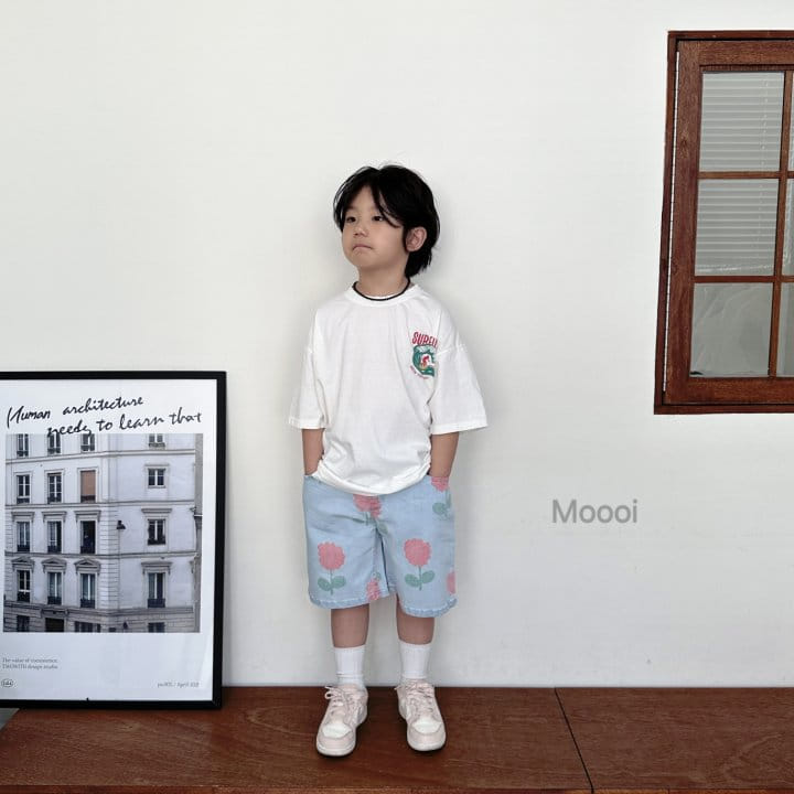 Mooi Store - Korean Children Fashion - #minifashionista - Fleur Denim Shorts - 7