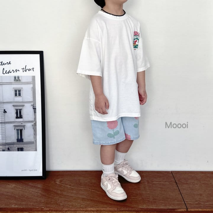 Mooi Store - Korean Children Fashion - #prettylittlegirls - Fleur Denim Shorts - 8