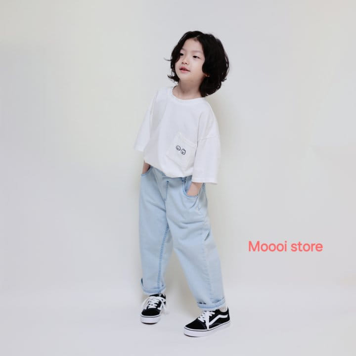 Mooi Store - Korean Children Fashion - #prettylittlegirls - Ice Span Denim Pants