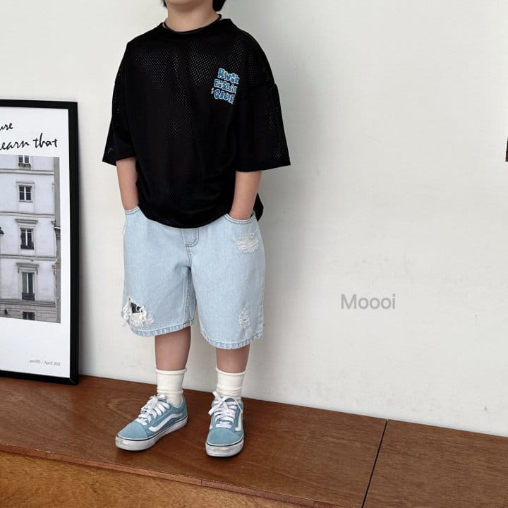 Mooi Store - Korean Children Fashion - #prettylittlegirls - Fishing Mesh Short Sleeve Tee - 8