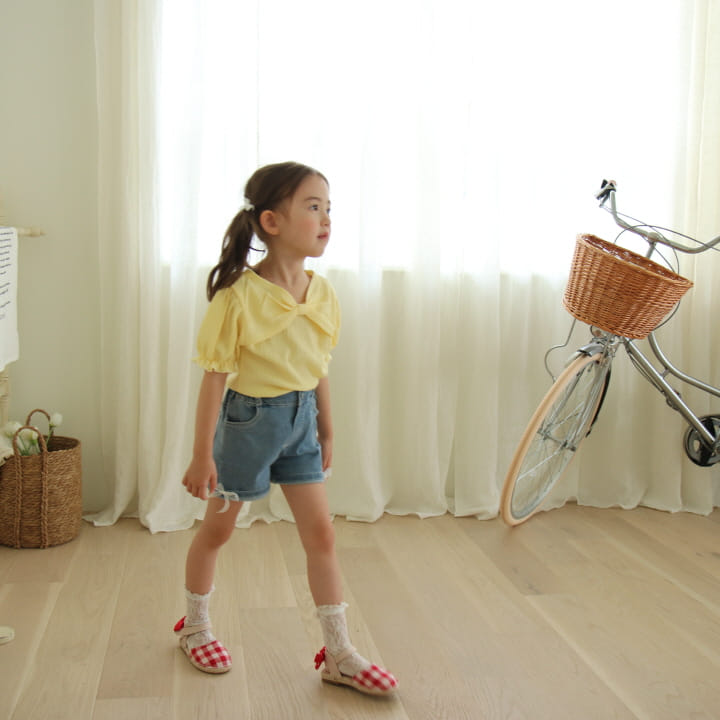 Mori Mori - Korean Children Fashion - #Kfashion4kids - Ribbon Puddle Tee - 5