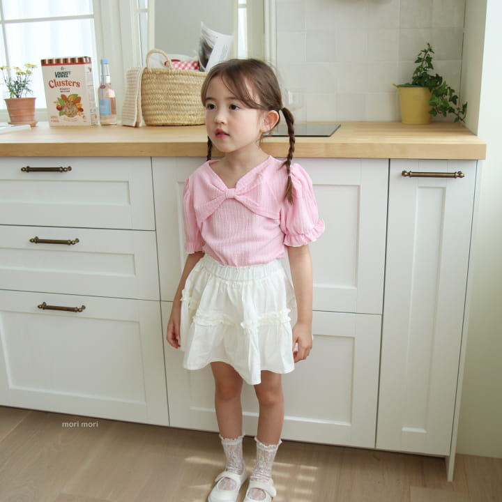 Mori Mori - Korean Children Fashion - #childofig - Ribbon Puddle Tee - 11