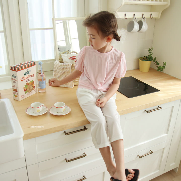 Mori Mori - Korean Children Fashion - #discoveringself - Mesh Banding Wide Pants - 7