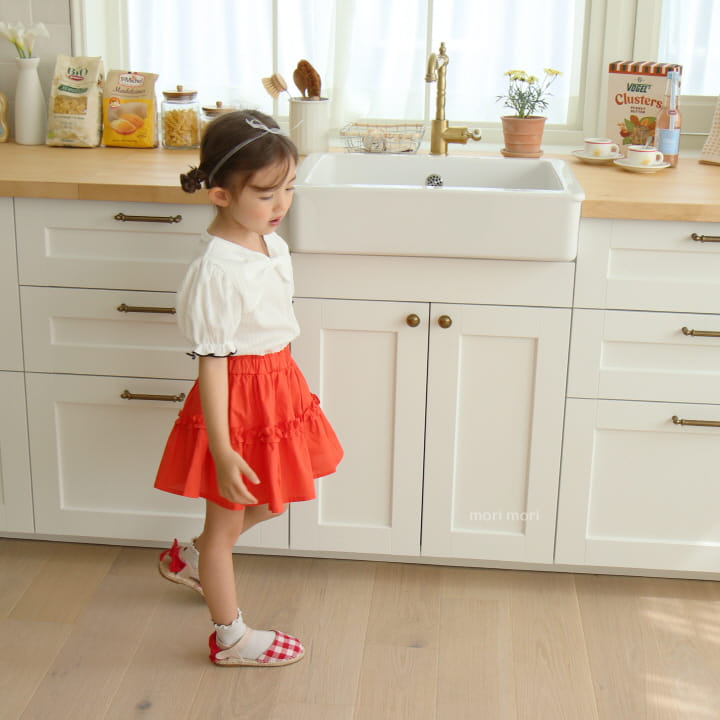 Mori Mori - Korean Children Fashion - #kidsshorts - Marry Skirt Pants - 10