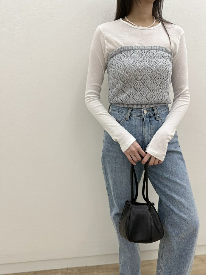 Most - Korean Women Fashion - #momslook - Top Tier Knit - 7