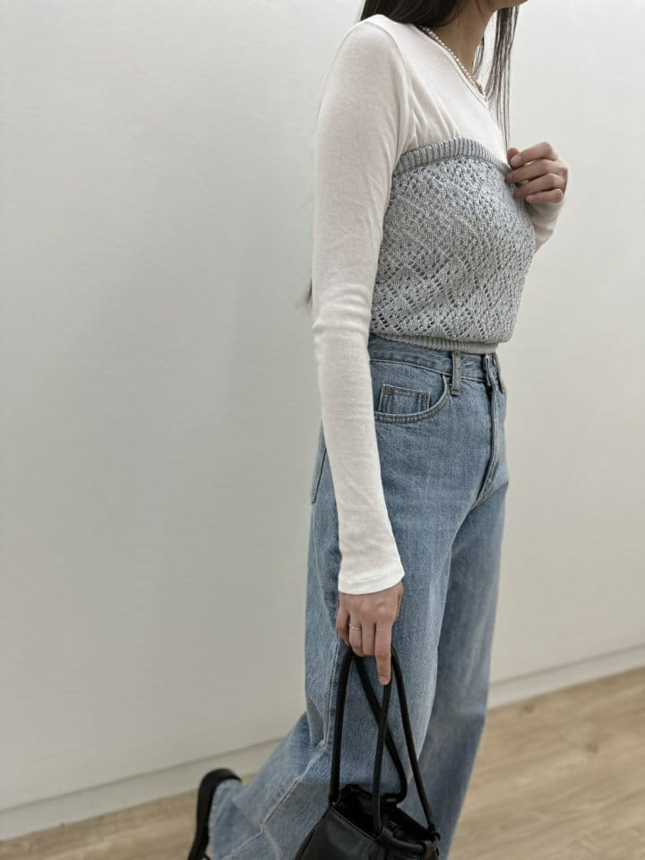 Most - Korean Women Fashion - #momslook - Top Tier Knit - 9