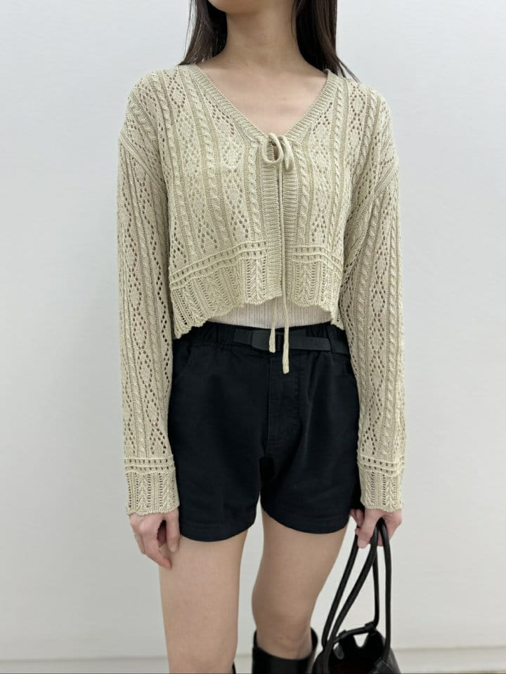 Most - Korean Women Fashion - #momslook - String Cardigan - 3