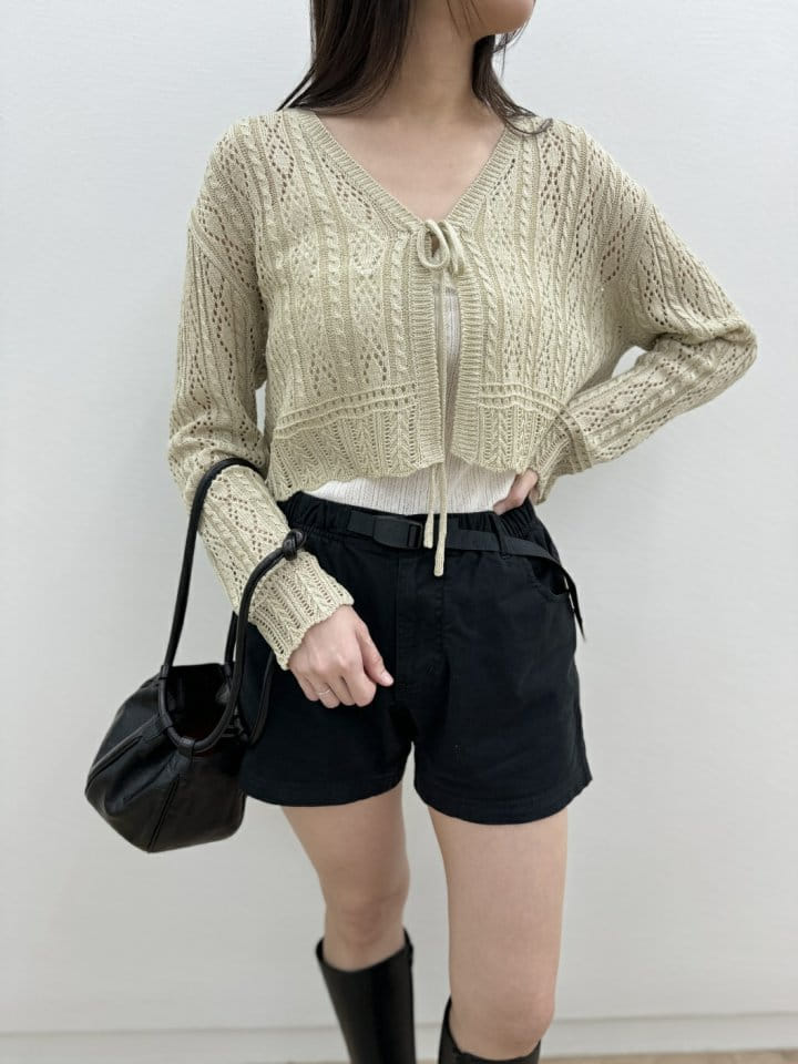 Most - Korean Women Fashion - #momslook - String Cardigan - 4