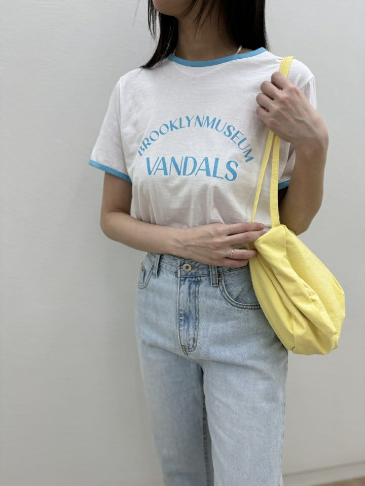 Most - Korean Women Fashion - #momslook - Museum Color Tee - 2