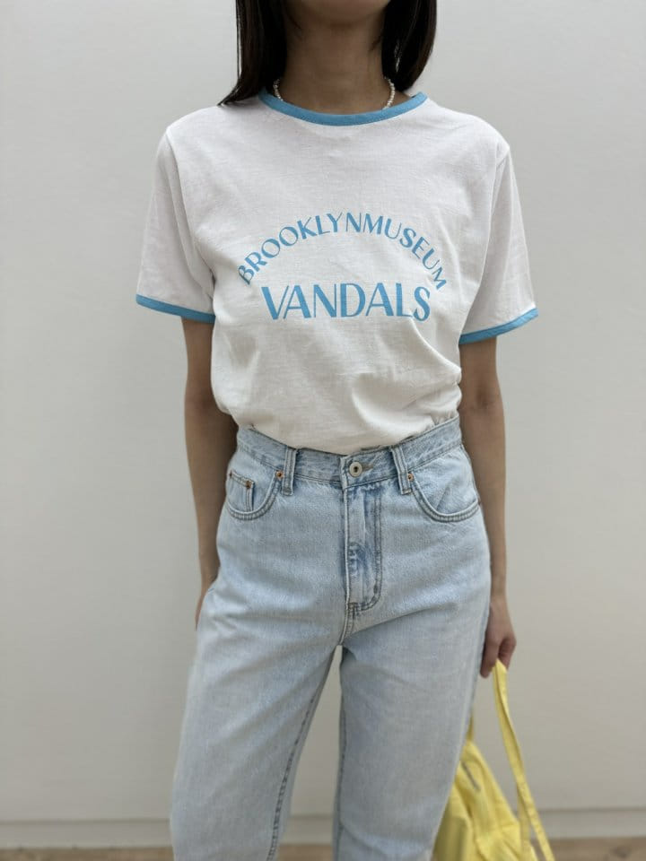 Most - Korean Women Fashion - #momslook - Museum Color Tee - 3