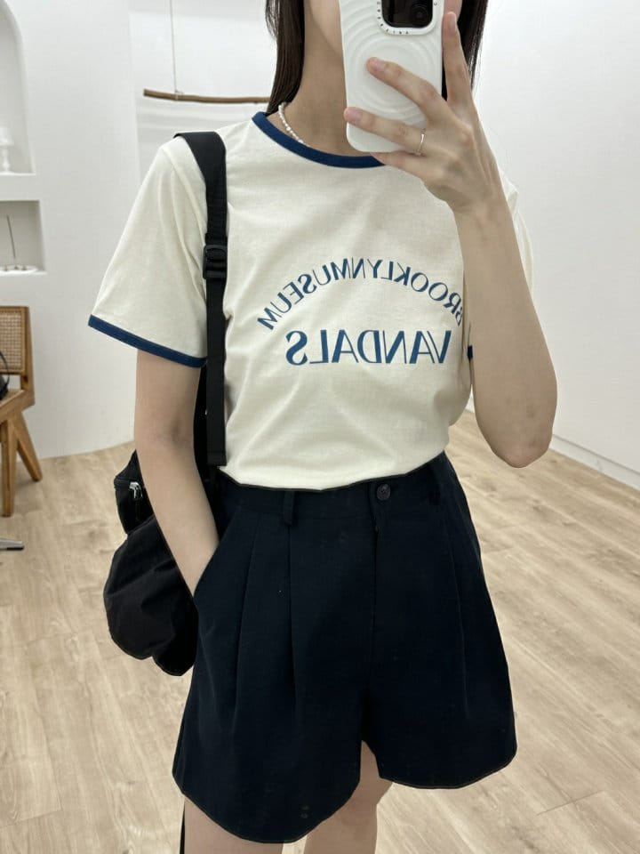 Most - Korean Women Fashion - #restrostyle - Museum Color Tee - 8