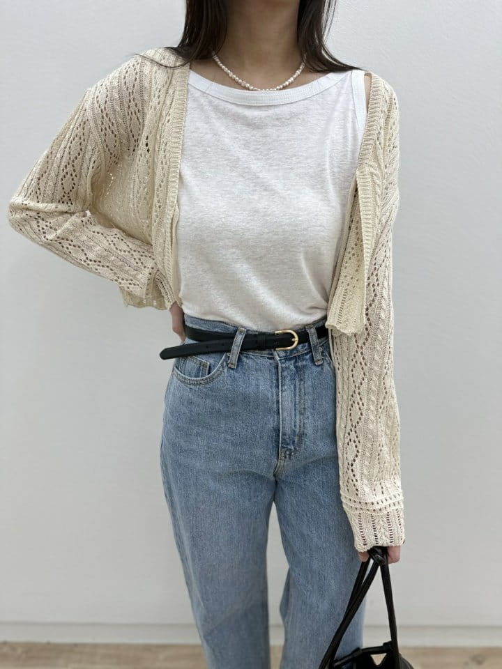 Most - Korean Women Fashion - #romanticstyle - String Cardigan - 11