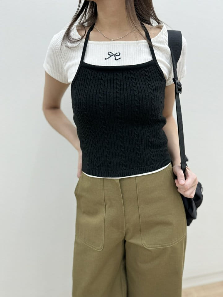 Most - Korean Women Fashion - #shopsmall - Grain Vest - 6