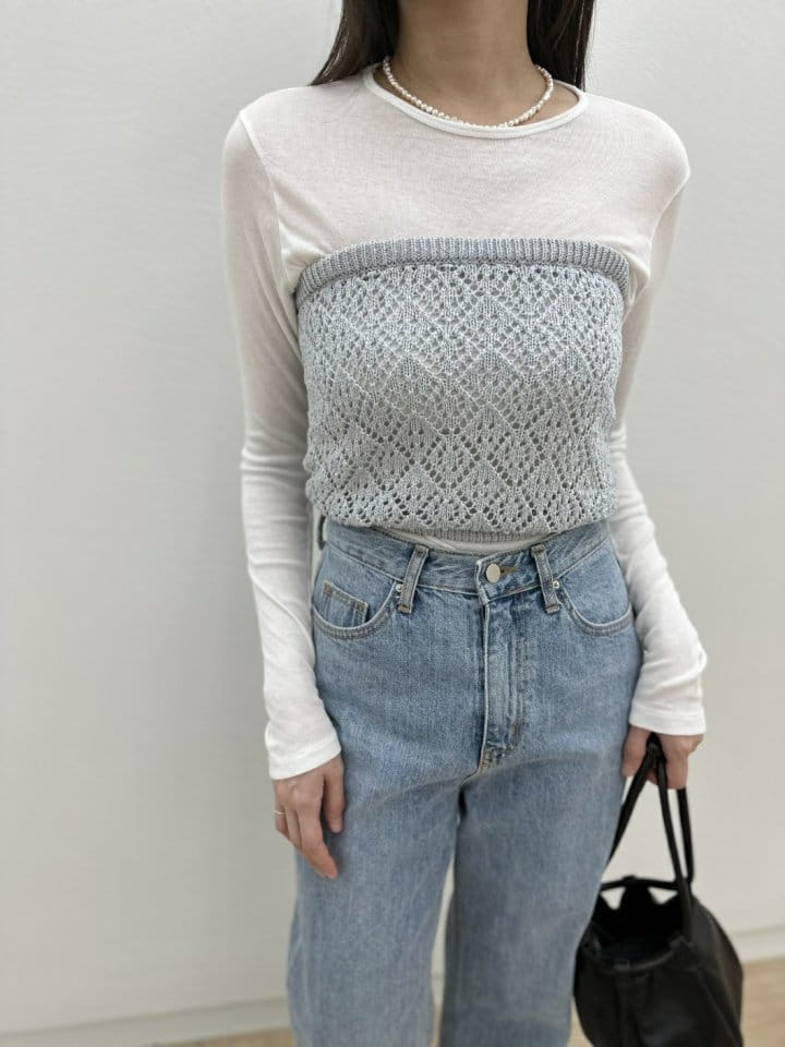 Most - Korean Women Fashion - #vintageinspired - Top Tier Knit - 11