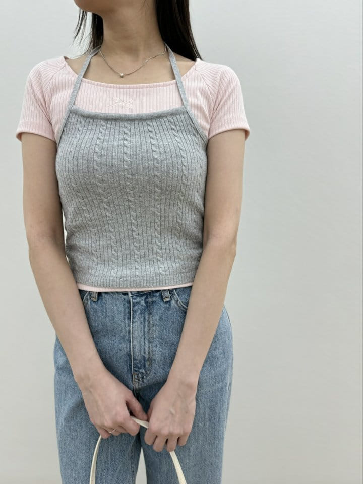 Most - Korean Women Fashion - #vintagekidsstyle - Grain Vest - 2