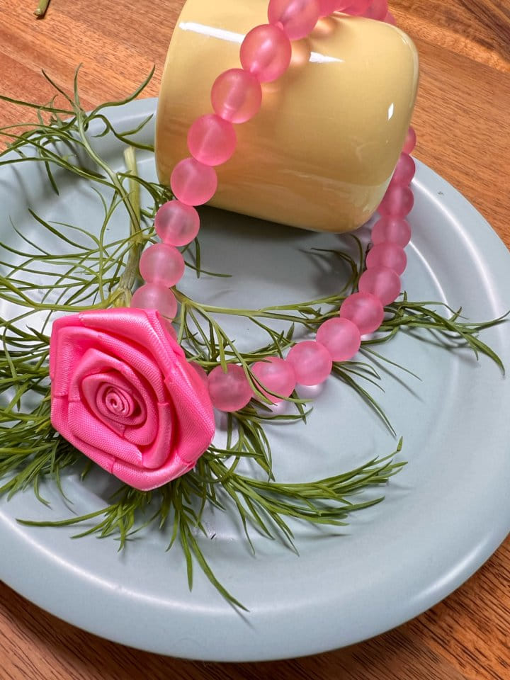 Mumunbaba - Korean Children Fashion - #childofig - Rose Necklace