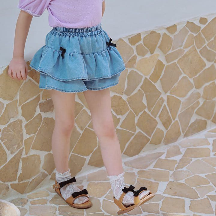 Murmure - Korean Children Fashion - #childofig - Ribbon Kan Kan Skirt Pants - 5