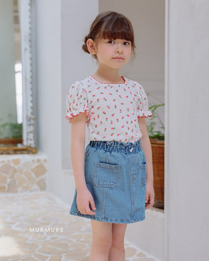 Murmure - Korean Children Fashion - #childofig - Jenny Denim Skirt - 3