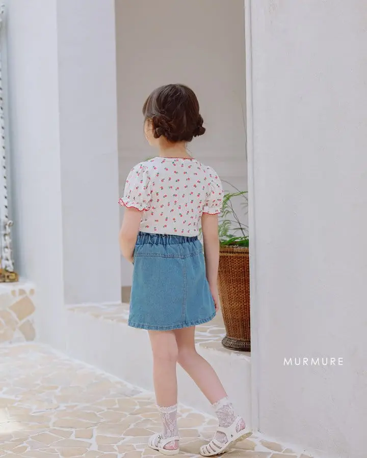 Murmure - Korean Children Fashion - #designkidswear - Rose Square Tee - 9