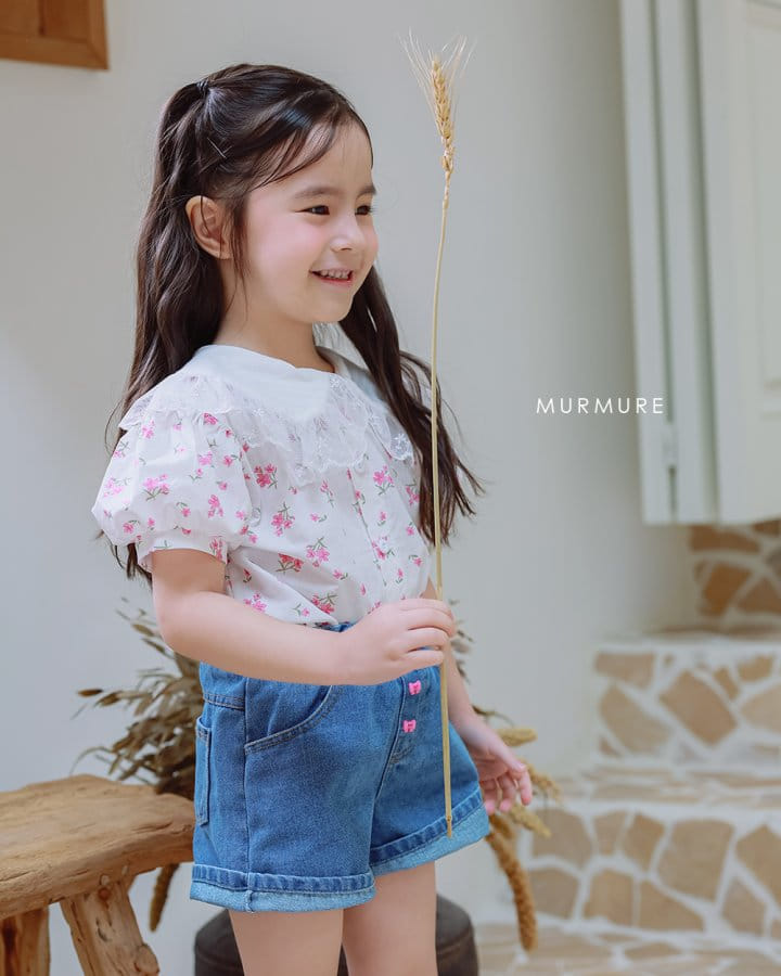 Murmure - Korean Children Fashion - #discoveringself - Flower blouse - 4