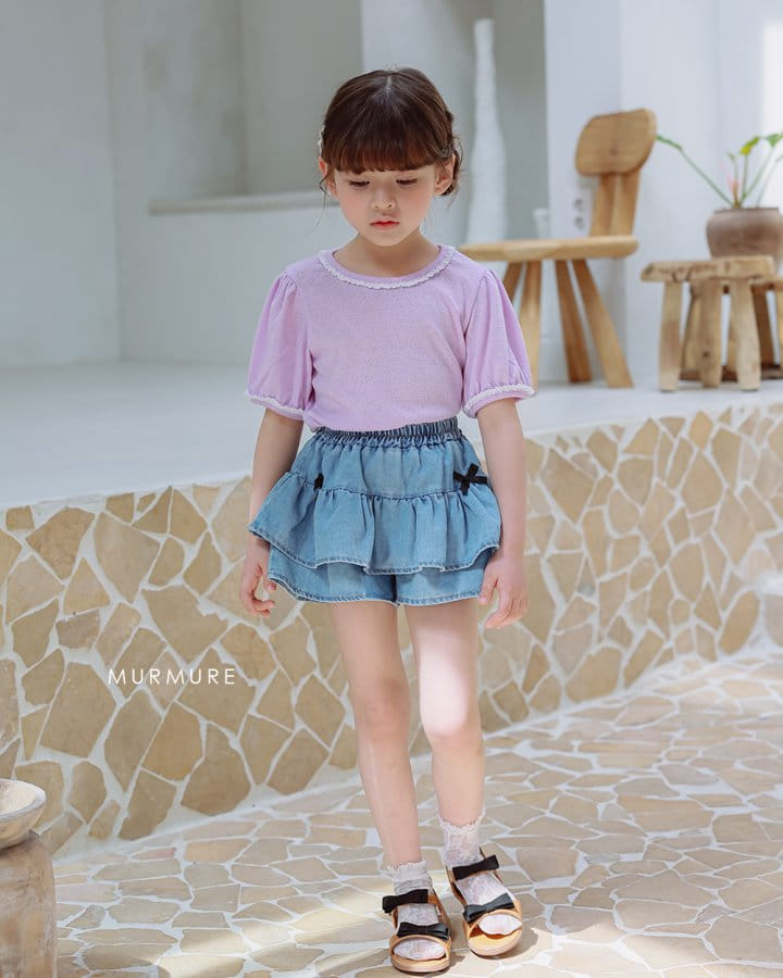 Murmure - Korean Children Fashion - #fashionkids - Ribbon Kan Kan Skirt Pants - 10