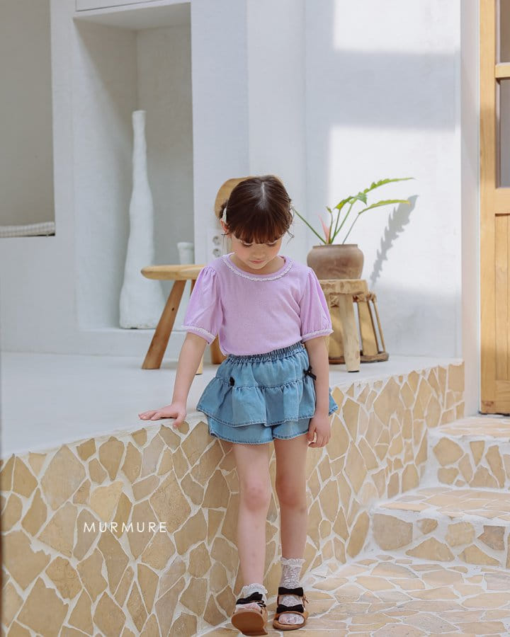 Murmure - Korean Children Fashion - #kidsshorts - Ribbon Kan Kan Skirt Pants - 11