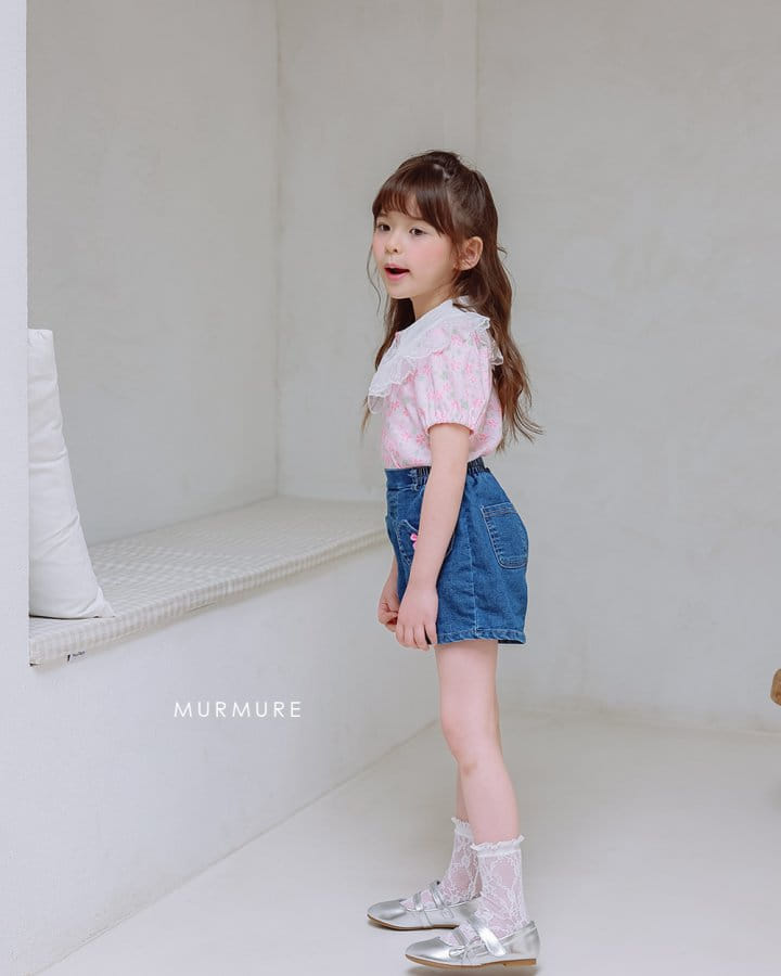 Murmure - Korean Children Fashion - #kidzfashiontrend - Jane Collar Tee - 2