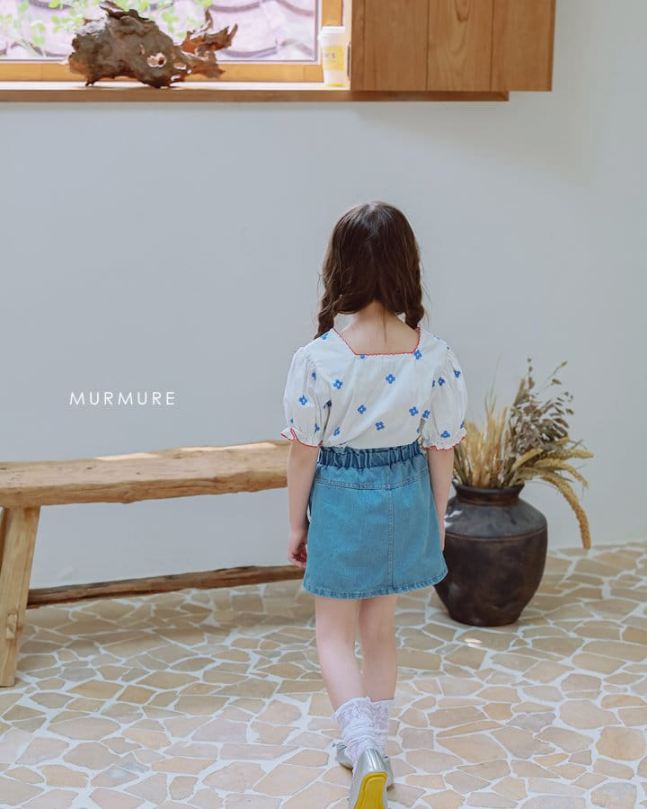 Murmure - Korean Children Fashion - #kidzfashiontrend - Jenny Denim Skirt - 11