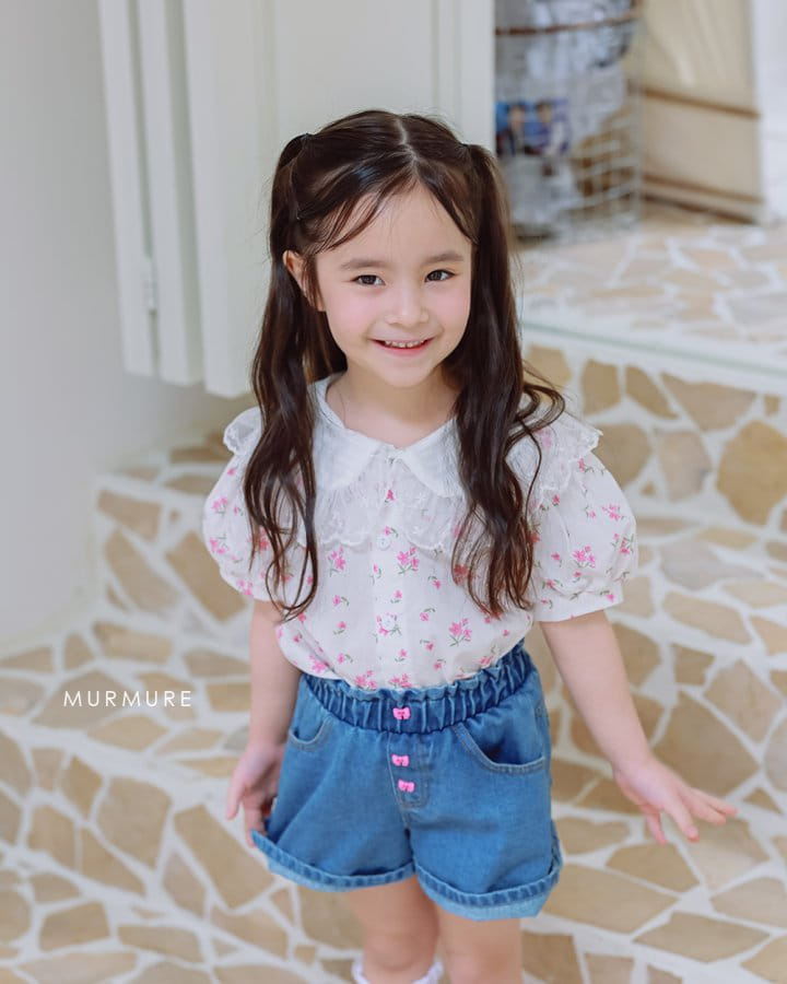 Murmure - Korean Children Fashion - #magicofchildhood - Flower blouse - 10