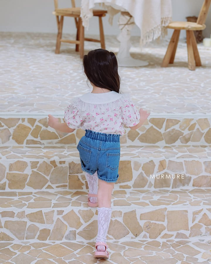 Murmure - Korean Children Fashion - #minifashionista - Flower blouse - 11