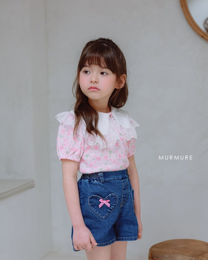 Murmure - Korean Children Fashion - #prettylittlegirls - Jane Collar Tee - 7